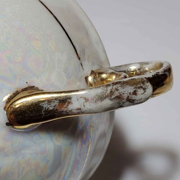 Fruit Teacup and Saucer Vintage Yellow Vintage - Picture 6 of 10